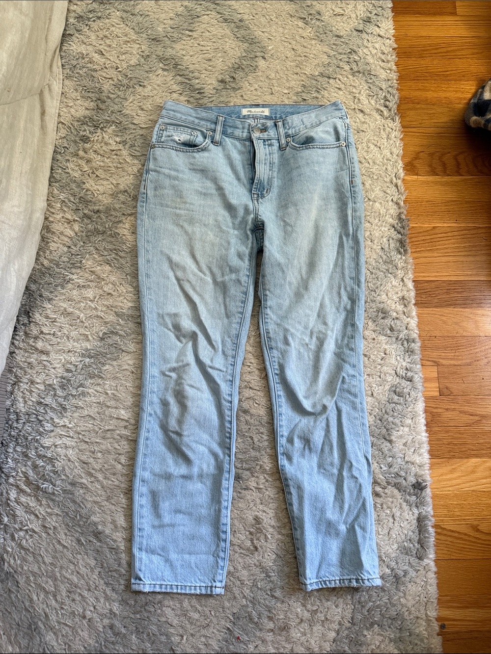 Madewell Light Blue Straight-Leg Jeans